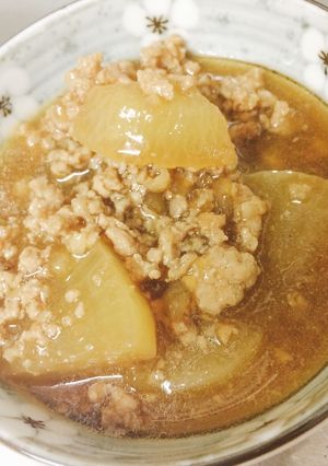 大根と挽き肉のあんかけ-レシピのメイン写真