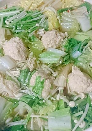 鶏だんごのゆず鍋-レシピのメイン写真