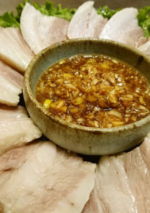 茹で塩豚の油淋鶏風-レシピのメイン写真