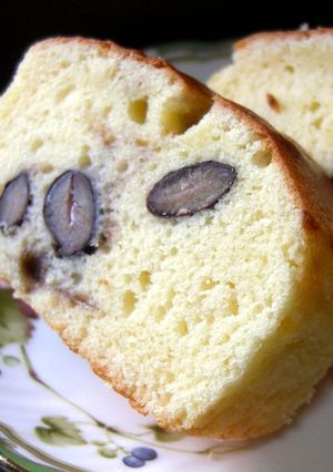 牛乳パック★混ぜて焼くだけ黒豆ケーキ-レシピのメイン写真