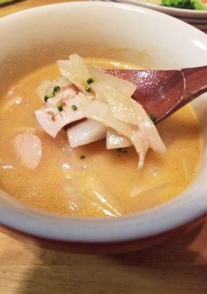簡単！体温めガチde玉ねぎとろっとスープ-レシピのメイン写真