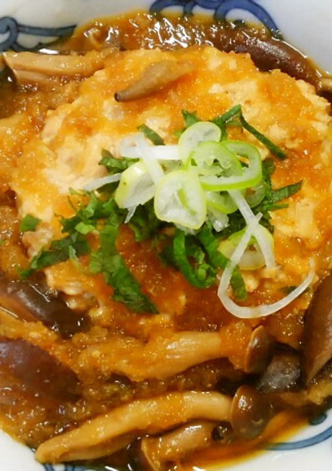 鶏挽き肉で❀和風おろしの煮込みハンバーグ-レシピのメイン写真