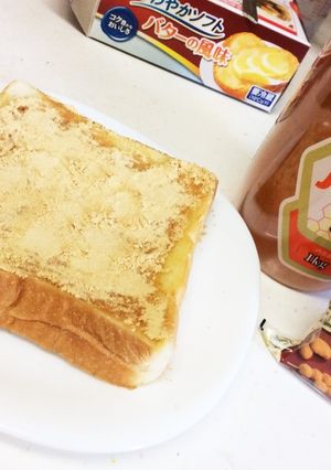 超簡単！はちみつきな粉トースト-レシピのメイン写真