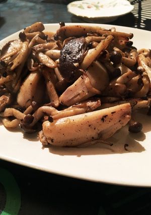 レンコンとキノコのバター炒め-レシピのメイン写真