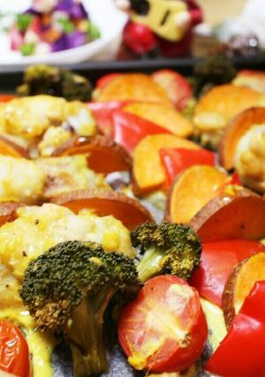 さつまいもとチキンのグリル❤カレー風味-レシピのメイン写真