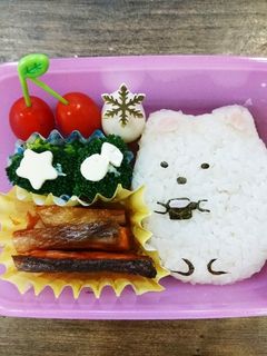 キャラ弁 すみっこぐらし 白くま-レシピのメイン写真