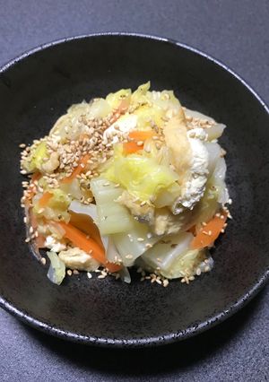 鍋の材料 残り おひたし-レシピのメイン写真