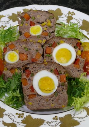 野菜たっぷり萌え断ミートローフ-レシピのメイン写真