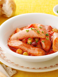 ソーセージと豆のトマト煮込み-レシピのメイン写真