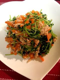 豆苗のツナ和え-レシピのメイン写真