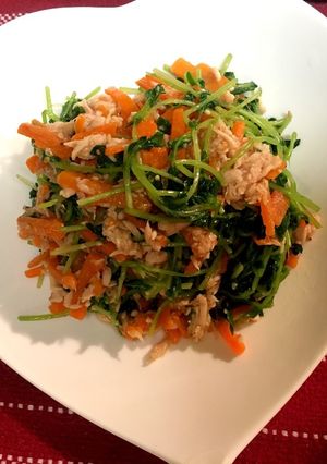 豆苗のツナ和え-レシピのメイン写真