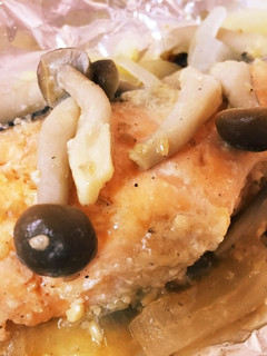簡単ホイル焼き☆鮭のごま味噌マヨネーズ-レシピのメイン写真