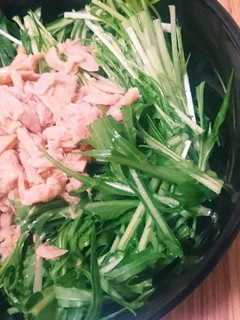 水菜のツナサラダ-レシピのメイン写真