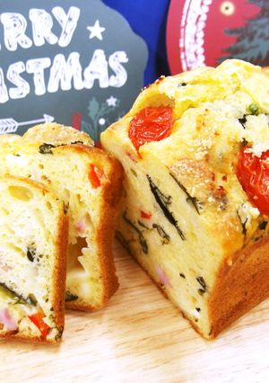寒～いクリスマスに あったかケーク・サレ-レシピのメイン写真