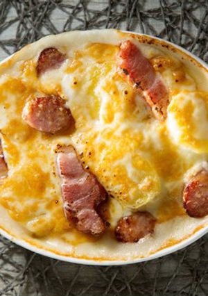 ベーコンとソーセージのじゃがいもグラタン-レシピのメイン写真