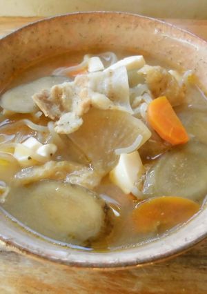根菜たっぷり♡お豆腐入り豚汁♪-レシピのメイン写真