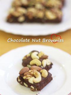 チョコレート&ナッツブラウニー-レシピのメイン写真