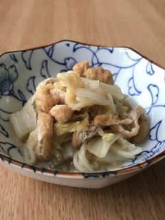 白菜と油揚げの煮物-レシピのメイン写真