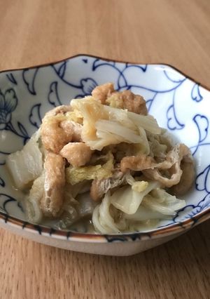 白菜と油揚げの煮物-レシピのメイン写真