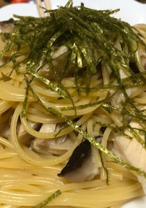 ズボラ飯「鍋キューブサラダチキンパスタ」-レシピのメイン写真