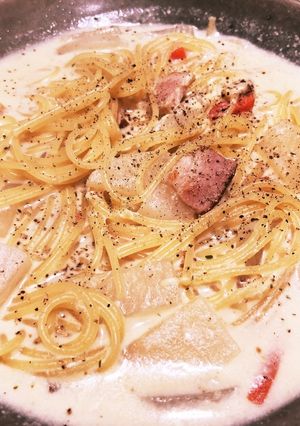 簡単！小鍋１つでワンポットスープパスタ-レシピのメイン写真