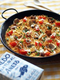 お魚スープのフィデウア(パスタパエリア)-レシピのメイン写真