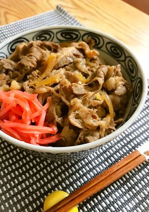 簡単つゆだく牛丼-レシピのメイン写真