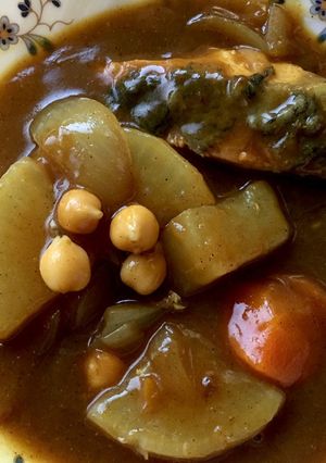新巻鮭と大根の和風？カレー-レシピのメイン写真