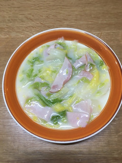 20分でできる白菜のミルク煮-レシピのメイン写真