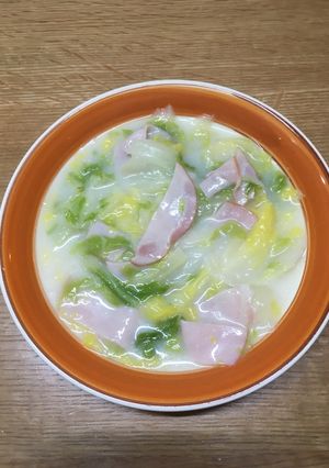 20分でできる白菜のミルク煮-レシピのメイン写真