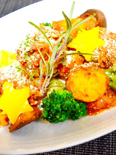 ごろごろ野菜とミートボールのトマト煮-レシピのメイン写真