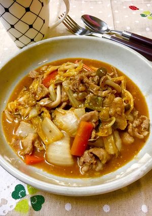 白菜=消費に!白菜入りハッシュドポーク⭐-レシピのメイン写真