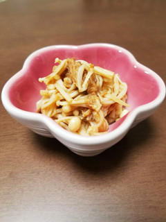2分で完成★まぐろ缶とエノキの炒め物-レシピのメイン写真