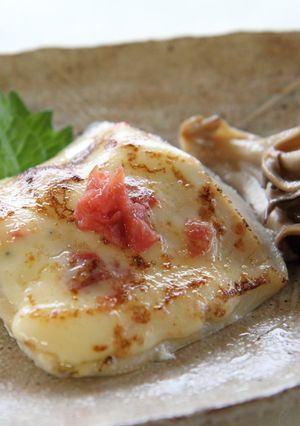 高齢者向け☆白身魚の梅マヨ焼き-レシピのメイン写真