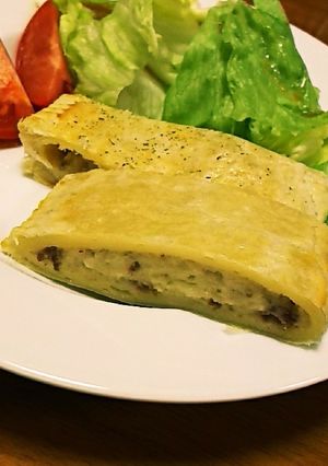 中身は炊飯器下拵えで*コロッケパイ-レシピのメイン写真