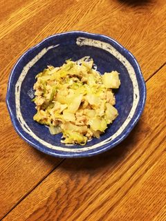 白菜とツナの炒め煮-レシピのメイン写真