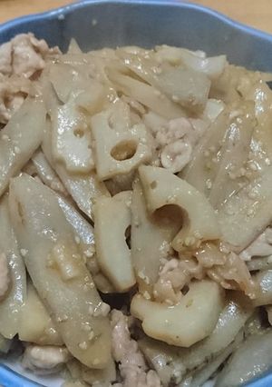 豚肉と根菜の味噌炒め-レシピのメイン写真