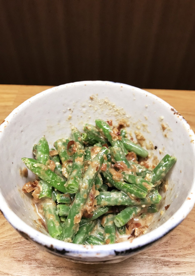 超簡単、2分でいんげんの胡麻和え。-レシピのメイン写真