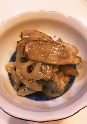 簡単めんつゆで蓮根ゴボウきんぴら風副菜に-レシピのメイン写真