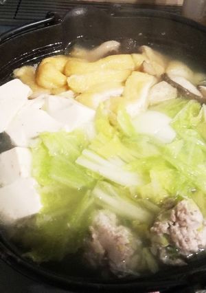 ヘルシー肉団子鍋-レシピのメイン写真