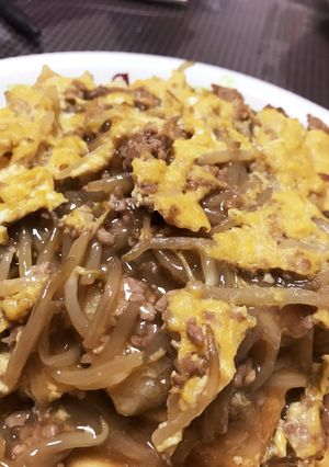 節約ボリューム満点！豆腐のもやしあんかけ-レシピのメイン写真