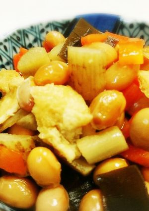 栄養満点！素材の味を大切に【五目豆】-レシピのメイン写真