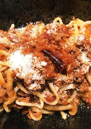 こんにゃく麺★スパイシーミートスパゲティ-レシピのメイン写真
