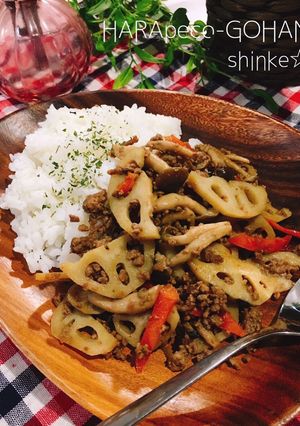 あると便利!シャキッと☆そぼろ蓮根。-レシピのメイン写真