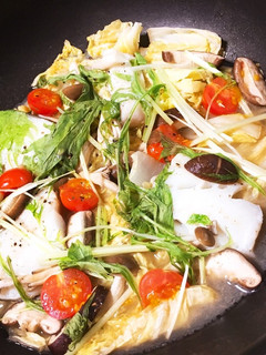 フライパンで白菜と鱈のバター煮-レシピのメイン写真