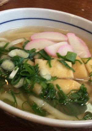 1人ランチに〜10分で簡単！きつねうどん-レシピのメイン写真
