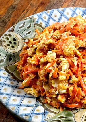 沖縄人が作る^ ^人参しりしり美味いよ♡-レシピのメイン写真