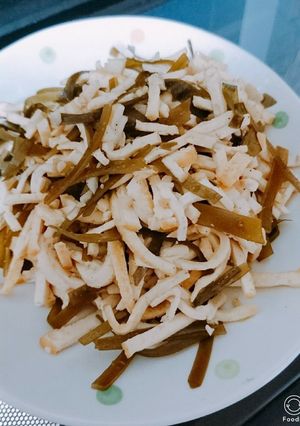 出汁取り済昆布と厚揚げのあっさり台湾前菜-レシピのメイン写真