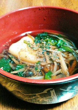 ライスケーキの御雑煮-レシピのメイン写真