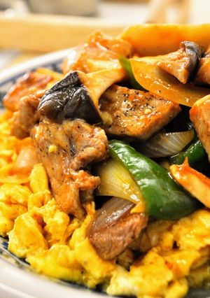 大人も大好きナポリタン風の丼-レシピのメイン写真